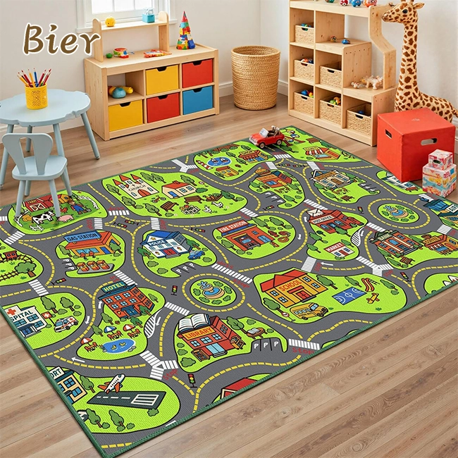 City Road Map Rug